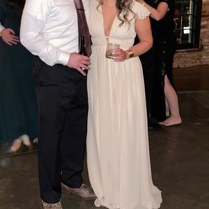 Revelry chiffon Cora style bridesmaid dress size 6